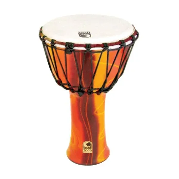Toca Freestyle Rope Tuned Djembe 10″ Fiesta