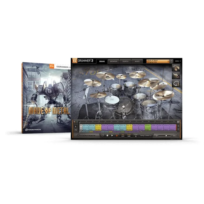 Toontrack Made of Metal EZX Expansion for EZ Drummer