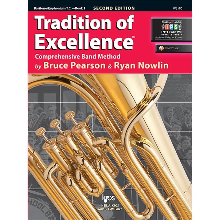 Tradition Of Excellence – Baritone/Euphonium T.C. Book 1