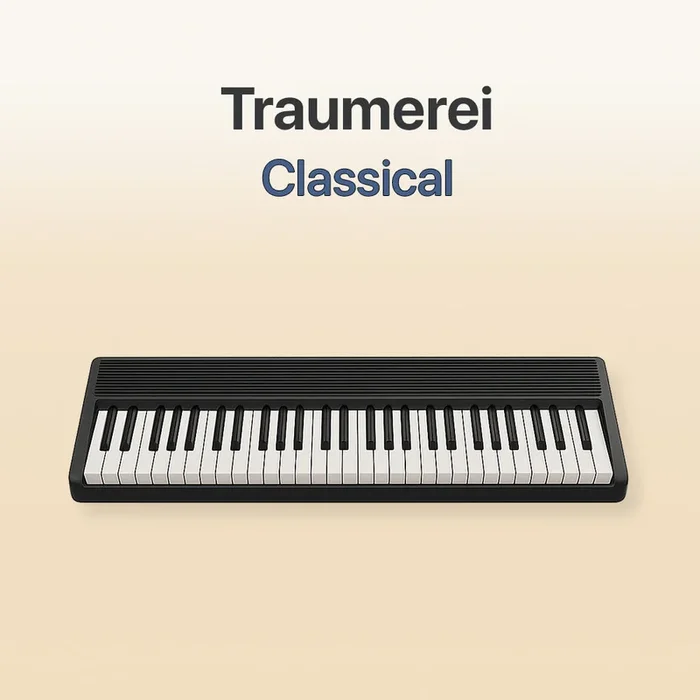 Traumerei Robert Schumann Sheet Music