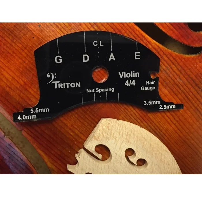 TRITON Acrylic Violin Bridge Template, 4/4