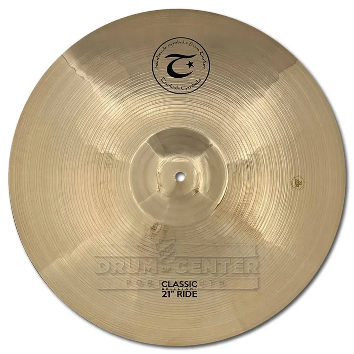 Turkish Classic Brilliant Ride Cymbal 21″