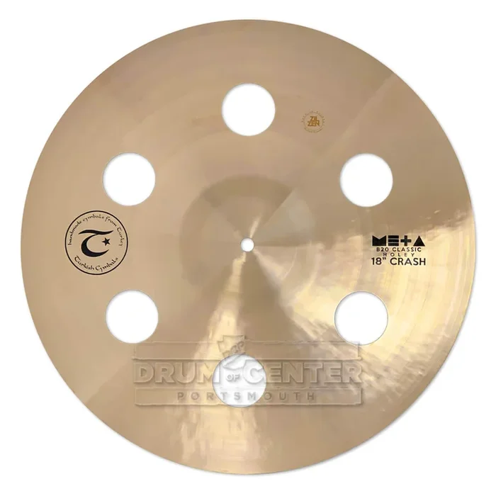 Turkish Meta Classic Holey Crash Cymbal 18″