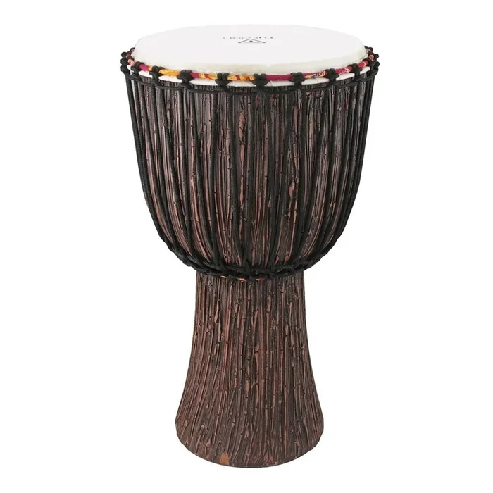 Tycoon 10″ Supremo Select Lava Wood Series Rope-Tuned Djembe