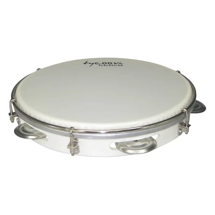 Tycoon Percussion 10 Abs Pandeiro White