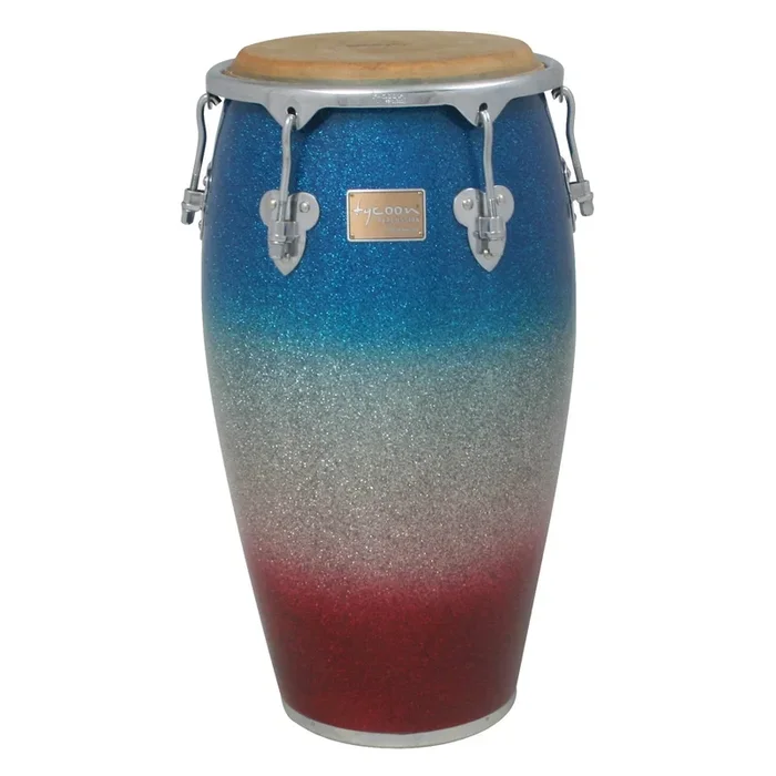 Tycoon Percussion 12 1/2 Master Platinum Tri-Fade Series Tumba w/Single Stand