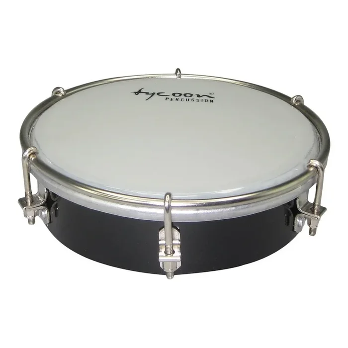 Tycoon Percussion 6 Wooden Tamborim Black
