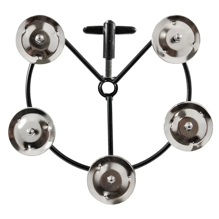 Tycoon Percussion Hi Hat Tambourine By Tycoon Percussion w/Steel Jingles Attahes To A Hi Hat Stand