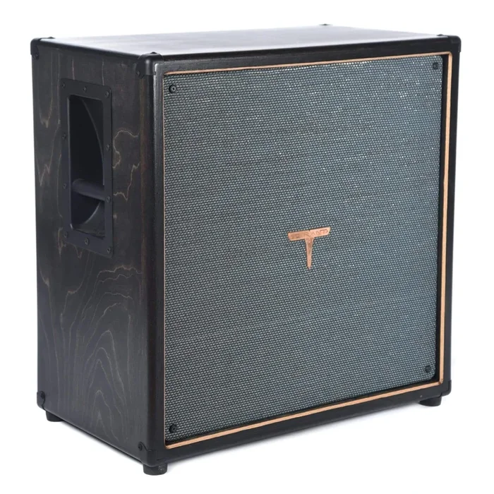 Tyrant Tone 4×10 Sealed Bass Cab Ebony w/Saphire Grill