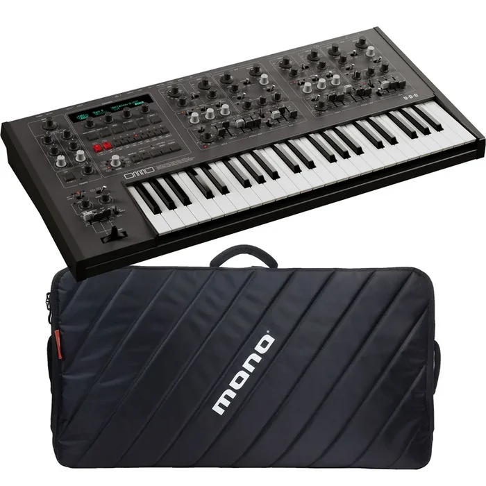 UDO Audio DMNO 8-Voice Polyphonic Keyboard Synthesizer – Black CARRY BAG KIT