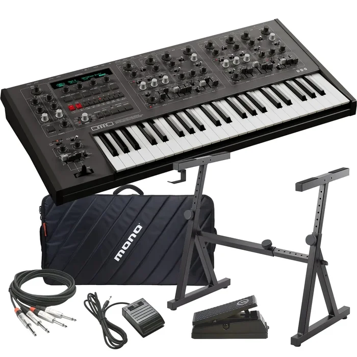 UDO Audio DMNO 8-Voice Polyphonic Keyboard Synthesizer – Black STAGE RIG