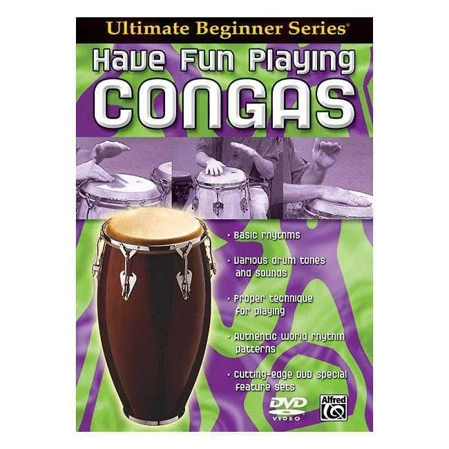 Ultimate Beginner Series: Have Fun Playing Hand Drums – Congas DVD