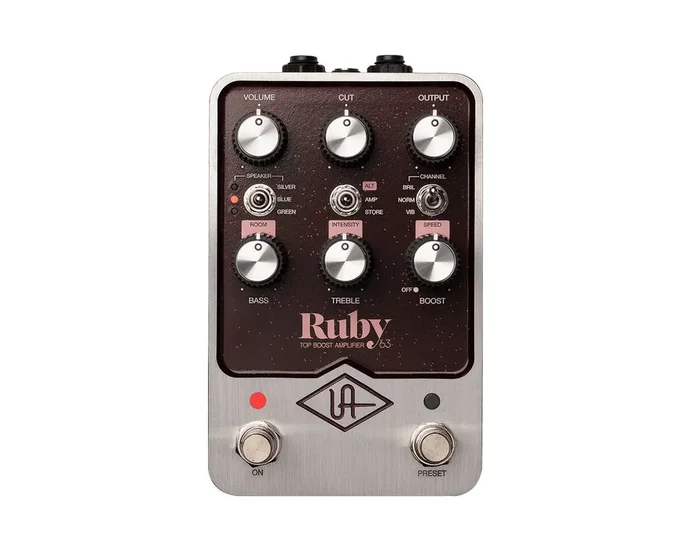 Universal Audio Ruby ’63 Top Boost Amplifier Guitar Pedal