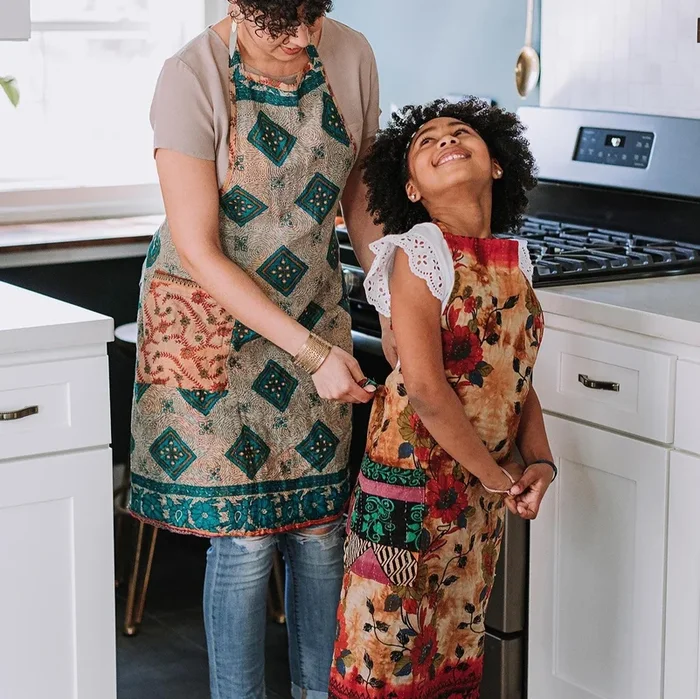 Upcycled Sari Apron