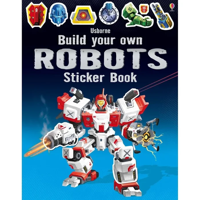 Usborne Build Your Own Robots Sticker Book
