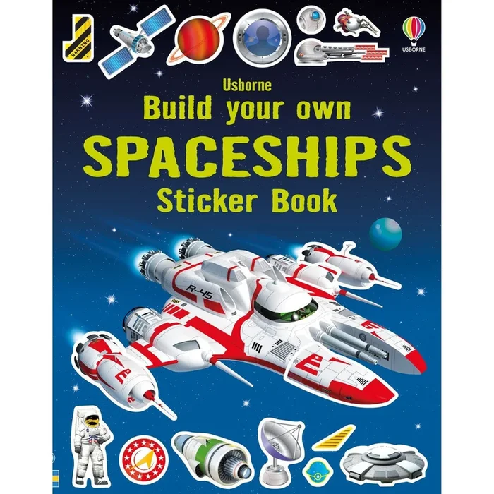 Usborne Build Your Own Spaceships Sticker Book