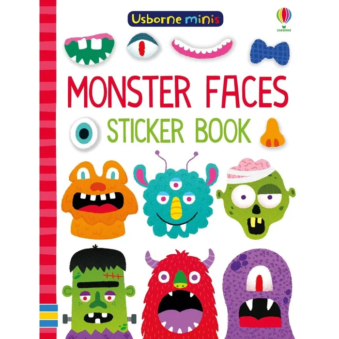 Usborne Monster Faces Sticker Book