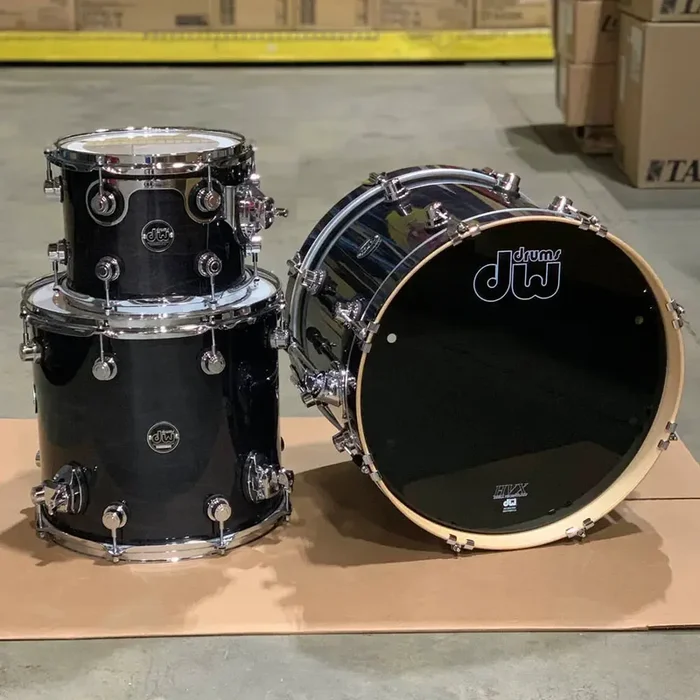 Used DW Performance Drum Set 18/10/14 Ebony Stain – Excellent