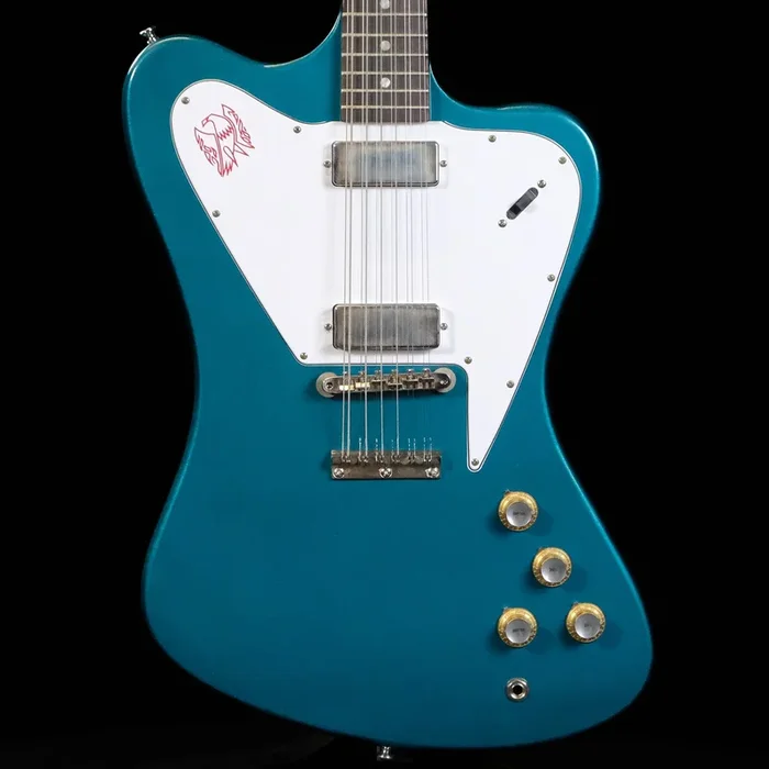 Used Gibson 1965 Non-Reverse Firebird V 12-String Reissue Electric Guitar – Aqua Mist VOS