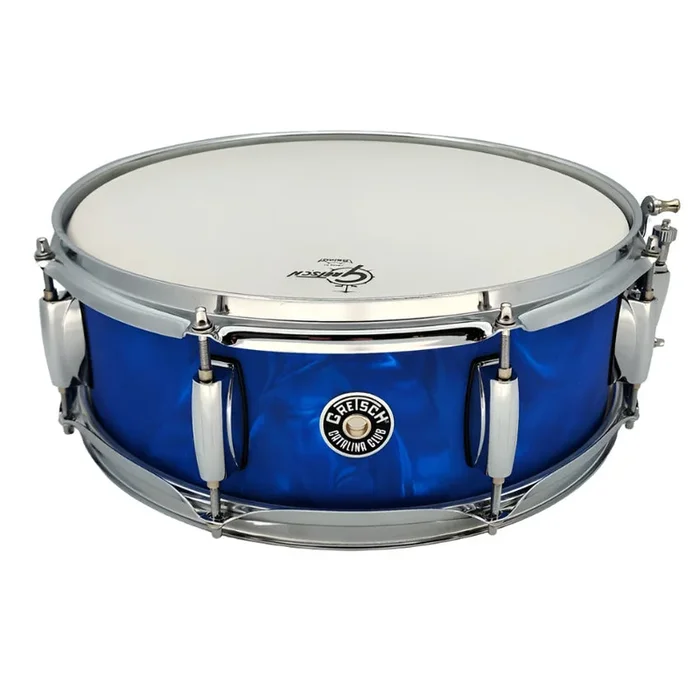 Used Gretsch Catalina Club Snare Drum 14×5 Blue Satin Flame – Excellent