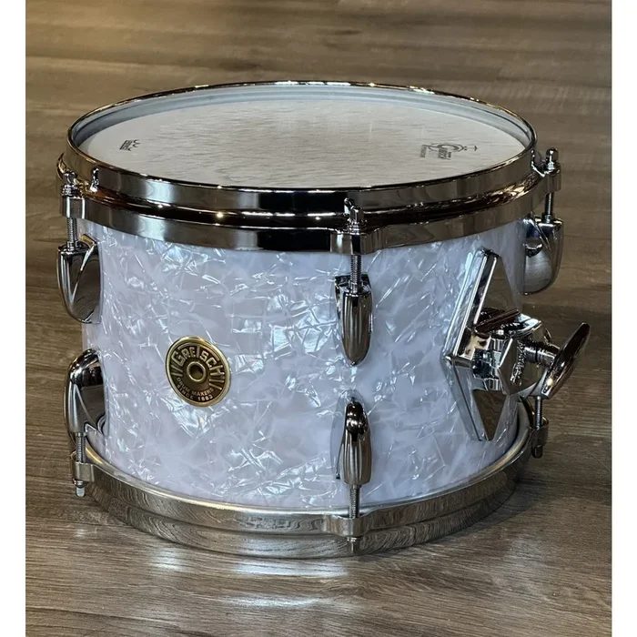 Used Gretsch USA Custom Tom 10×7 White Marine Pearl
