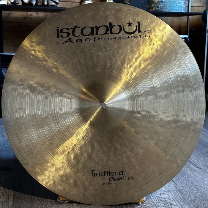 Used Istanbul Agop Traditional Original Ride Cymbal 20″ 1871 grams