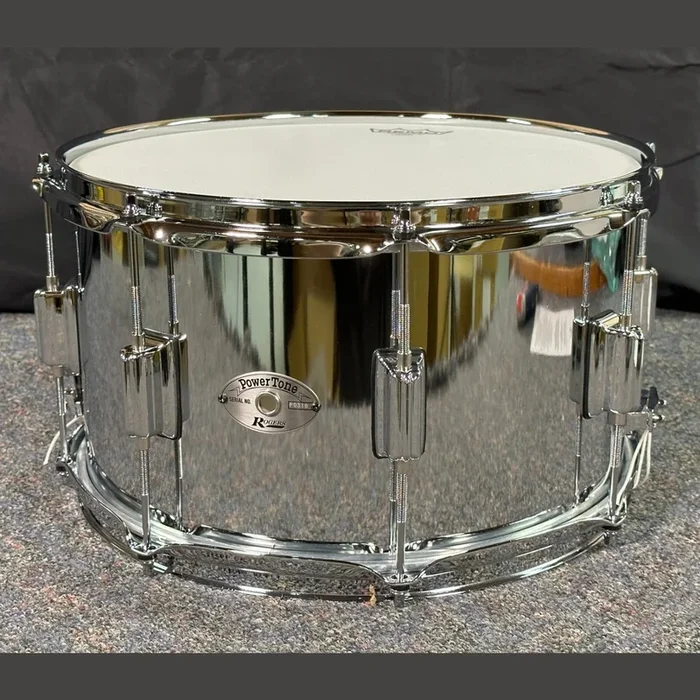 Used Rogers Powertone Steel Shell Snare Drum 14×8
