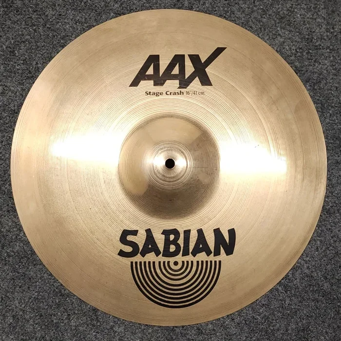 Used Sabian AAX Stage Crash Cymbal 16″ – Good