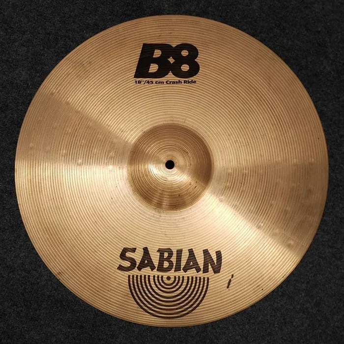 Used Sabian B8 Crash Ride Cymbal 18″
