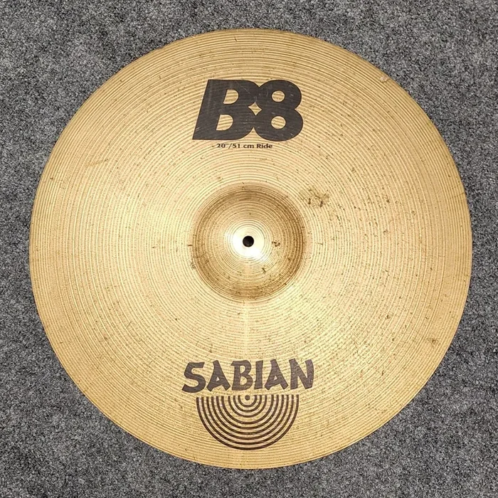 Used Sabian B8 Ride Cymbal 20″
