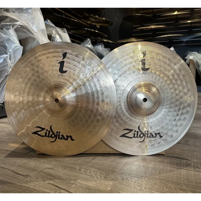 Used Zildjian I Family Hi Hat Cymbals 14″