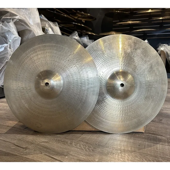 Used Zildjian New Beat Hi Hat Cymbals 14″
