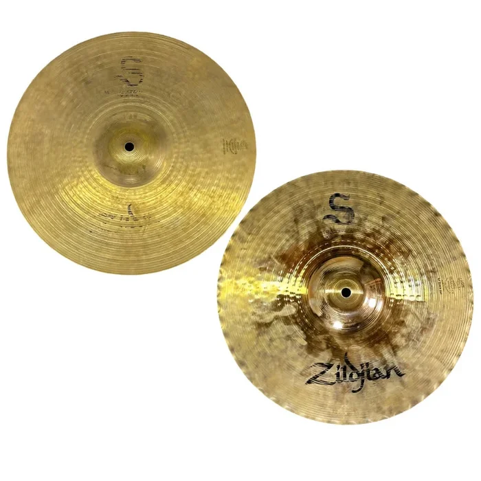 Used Zildjian S Mastersound Hi Hat Cymbals 14″ – Good