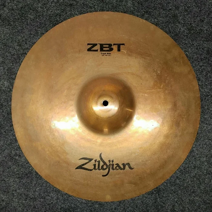 Used Zildjian ZBT Crash Ride Cymbal 18″