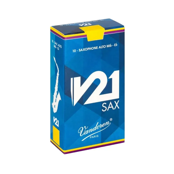 Vandoren Alto Saxophone V21 Reeds – Box of 10