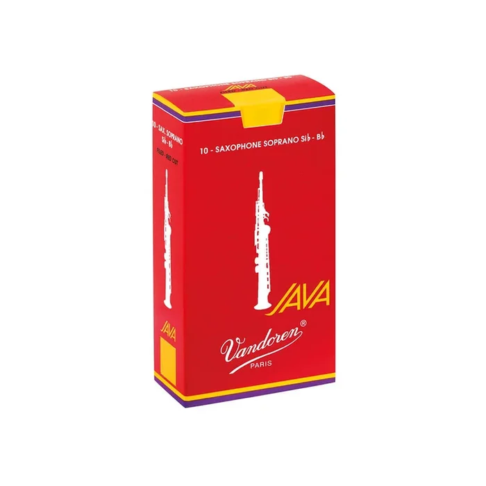 Vandoren Java Red Soprano Saxophone Reeds – Box of 10