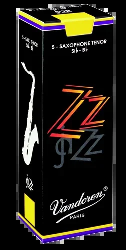 Vandoren Jazz ZZ Tenor Sax Reeds, 5-Pack, 2.5 Strength