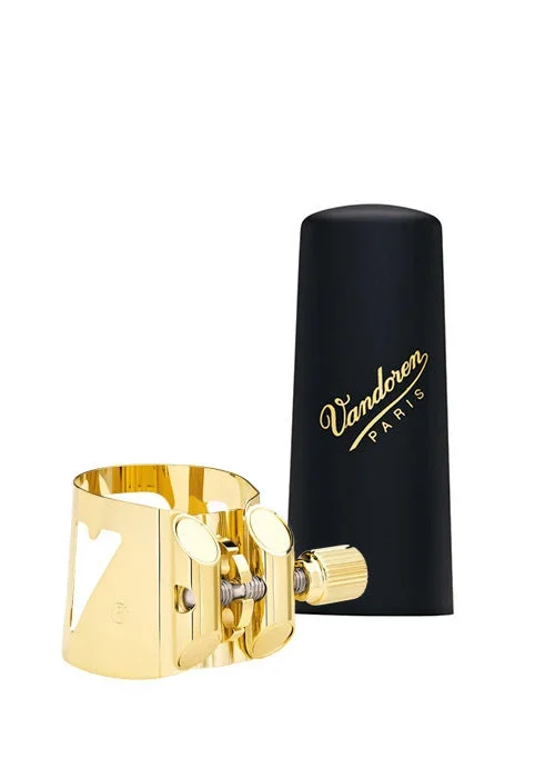 Vandoren Optimum Alto Saxophone Ligature – Gold Finish
