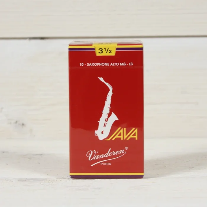 Vandoren SR2635R #3.5 Java Alto Saxophone Reeds- Box of 10