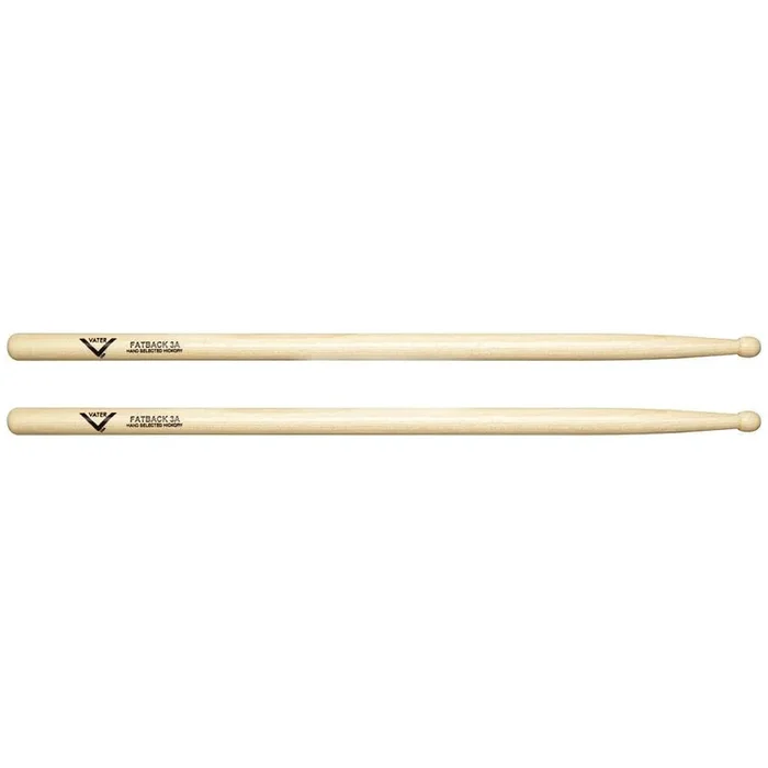 Vater Hickory 3A Fatback Wood Tip Drum Sticks