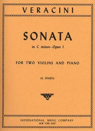 Veracini, F.M.: Sonata in C minor Op.1 (2 violins & piano)