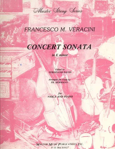 Veracini, F.M.: Sonata in e minor (viola & piano)