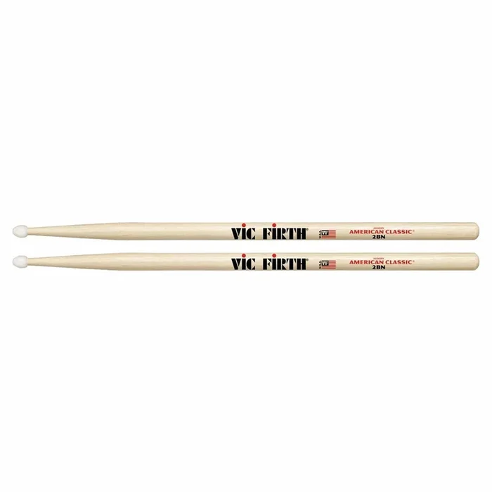 Vic Firth American Classic 2B Nylon Tip Drum Sticks