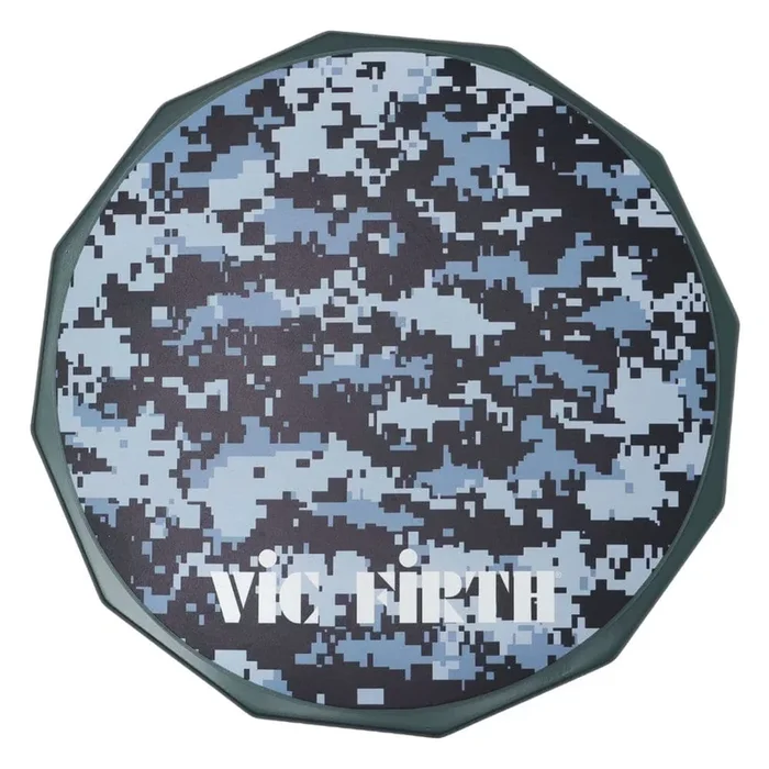 Vic Firth Digital Camo Practice Pad 12″
