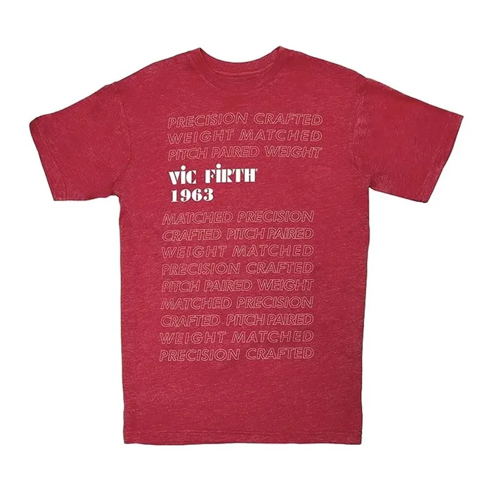 Vic Firth LE 1963 Red Graphic Tee – Extra Large