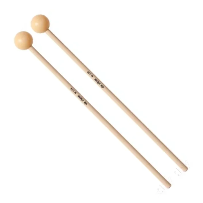 Vic Firth M134 Orchestral Xylophone Mallets – Hard – Cream Urethane – Hickory