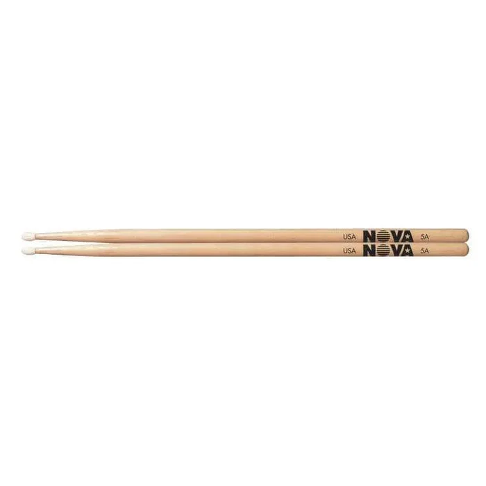 Vic Firth NO5AN Nova 5A Nylon Tip Drum Sticks, Pair