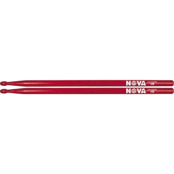 Vic Firth Nova Hickory Drum Sticks – Red – 5B