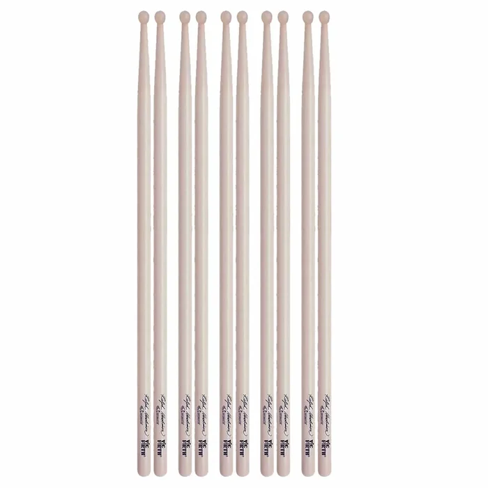 Vic Firth Ralph Hardimon Corpmaster Wood Tip Drum Sticks (5 Pair Bundle)