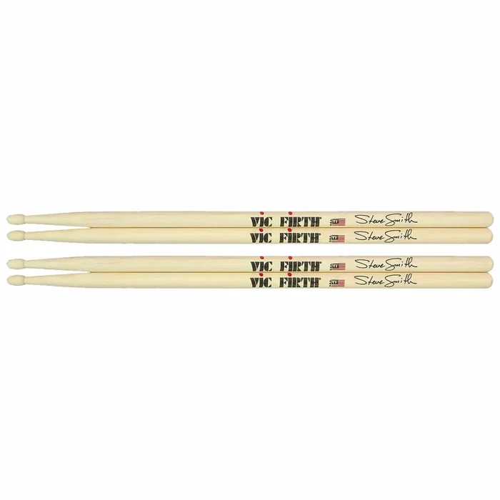 Vic Firth Steve Smith Signature Drum Sticks (2 Pair Bundle)